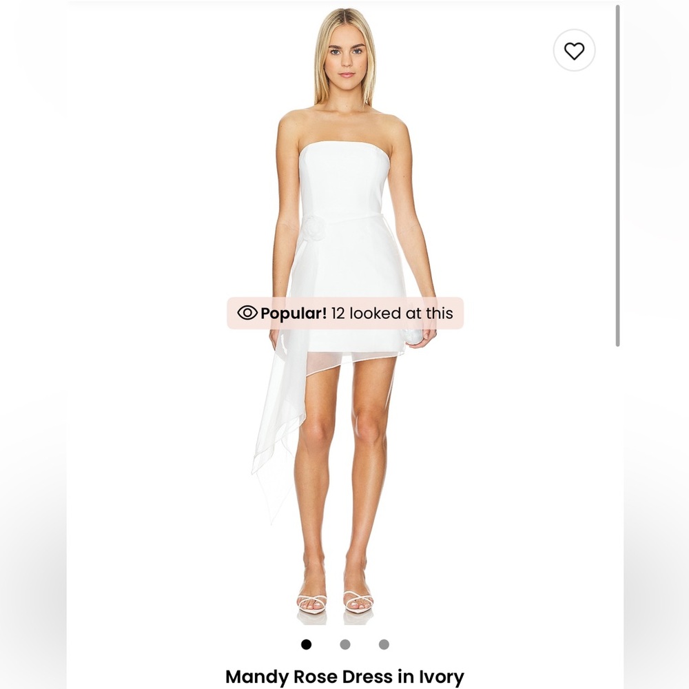 Amanda Uprichard - Mandy Rose Dress in Ivory